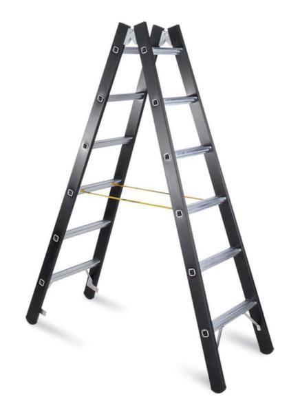 ZARGES Z600 41191 Aluminium Stufen-Stehleiter klappbar 8.9 kg