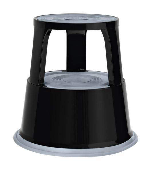 212101 Stahl Rolltritt fahrbar Schwarz 5.8 kg