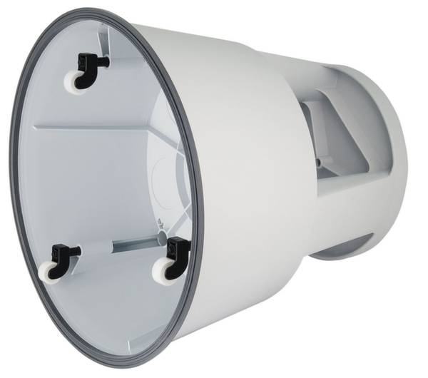 Rollhocker Metall lichtgrau