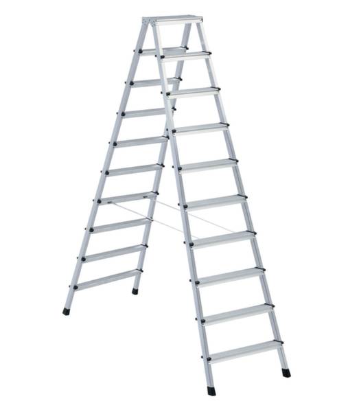 ZARGES 41270 Aluminium Stufen-Stehleiter klappbar 12.4kg