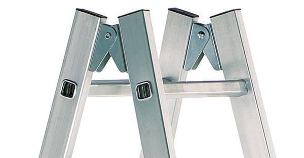 ZARGES 40314 Aluminium Stufen-Stehleiter klappbar 13.9kg