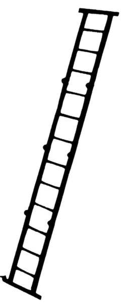 ZARGES 42384 Aluminium Multifunktionsleiter klappbar 14.57 kg