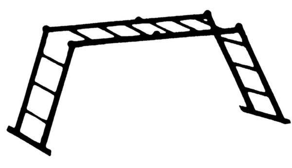 ZARGES 42384 Aluminium Multifunktionsleiter klappbar 14.57 kg