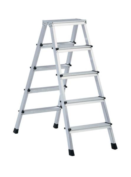 ZARGES 41265 Aluminium Stufen-Stehleiter klappbar 5.5 kg