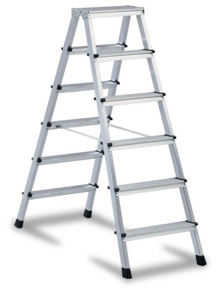 ZARGES 41266 Aluminium Stufen-Stehleiter klappbar 7 kg