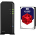 Synology DiskStation DS118 NAS-Server 3 TB 1 Bay bestückt mit WD RED DS118-3TB-RED