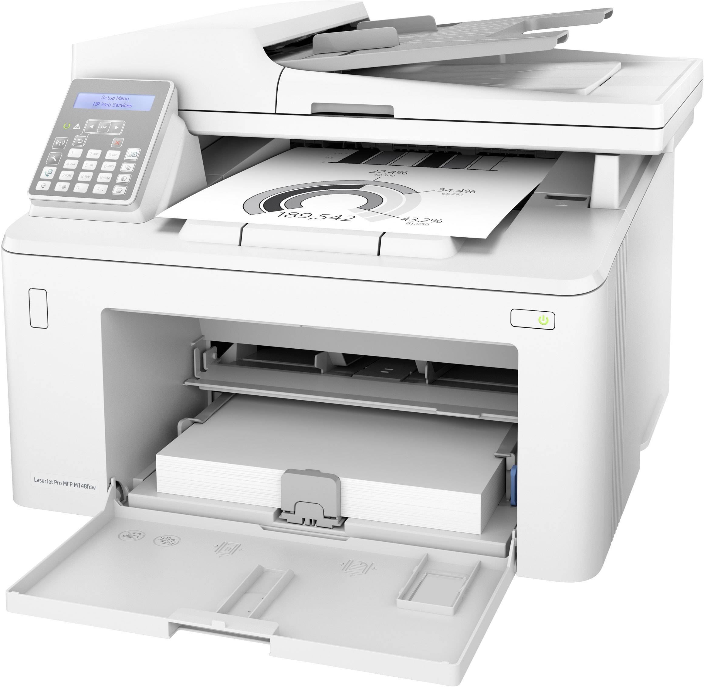 HP LaserJet Pro MFP M148fdw Multifunktionsdrucker Laser Schwarz-Weiß A4 Drucker, Scanner, Kopierer, Fax LAN, WLAN, Duplex