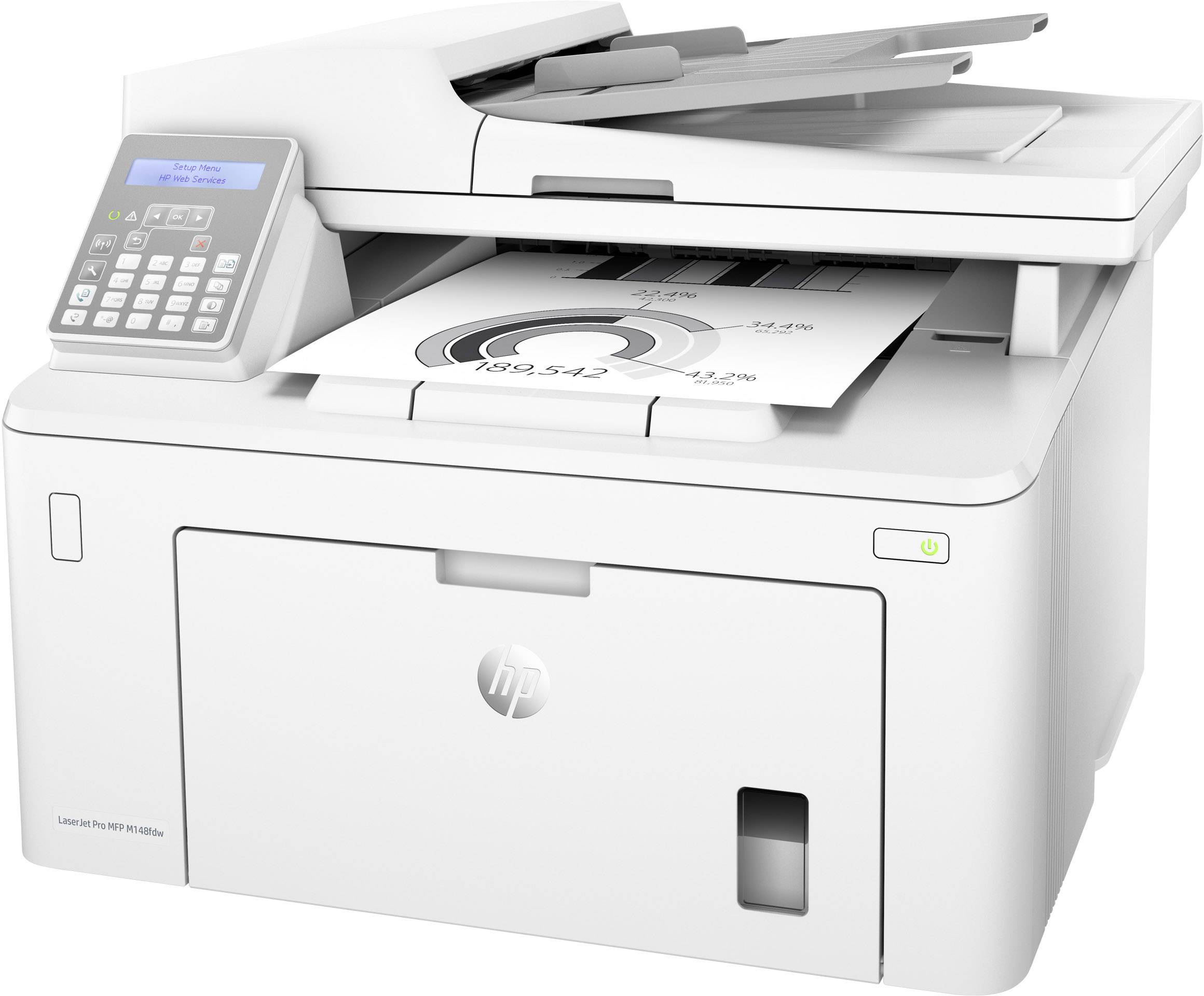 HP LaserJet Pro MFP M148fdw Multifunktionsdrucker Laser Schwarz-Weiß A4 Drucker, Scanner, Kopierer, Fax LAN, WLAN, Duplex