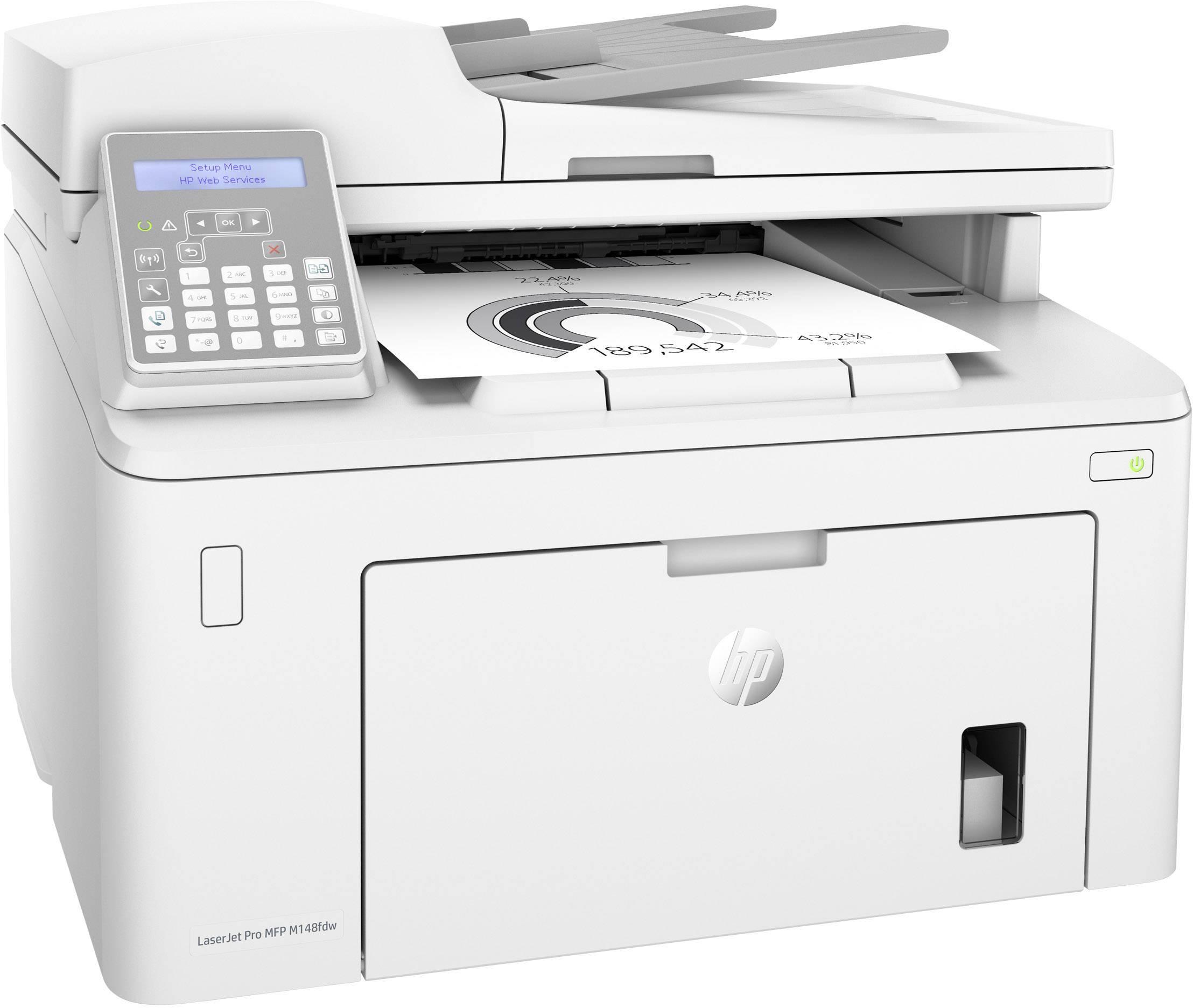 HP LaserJet Pro MFP M148fdw Multifunktionsdrucker Laser Schwarz-Weiß A4 Drucker, Scanner, Kopierer, Fax LAN, WLAN, Duplex