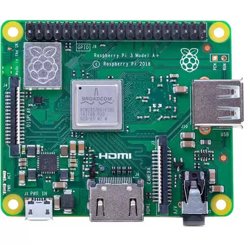 Raspberry Pi® RP-3A+ 3 A+ 512 MB 4 x 1.4 GHz Raspberry Pi® RP-3A+ 3 A+ 512 MB 4 x 1.4 GHz