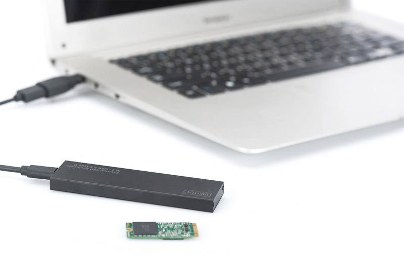 Digitus DA-71115 M.2-Festplatten-Gehäuse M.2 2230, M.2 2242, M.2 2260, M.2 2280 USB 3.2 Gen 2 (USB 3.1)