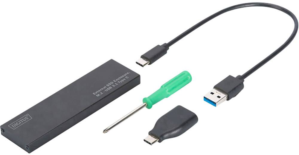 Digitus DA-71115 M.2-Festplatten-Gehäuse M.2 2230, M.2 2242, M.2 2260, M.2 2280 USB 3.2 Gen 2