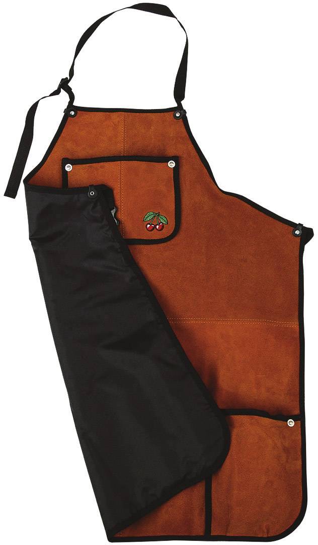 Kirschen 3580000 Werkstattschürze aus Veloursleder