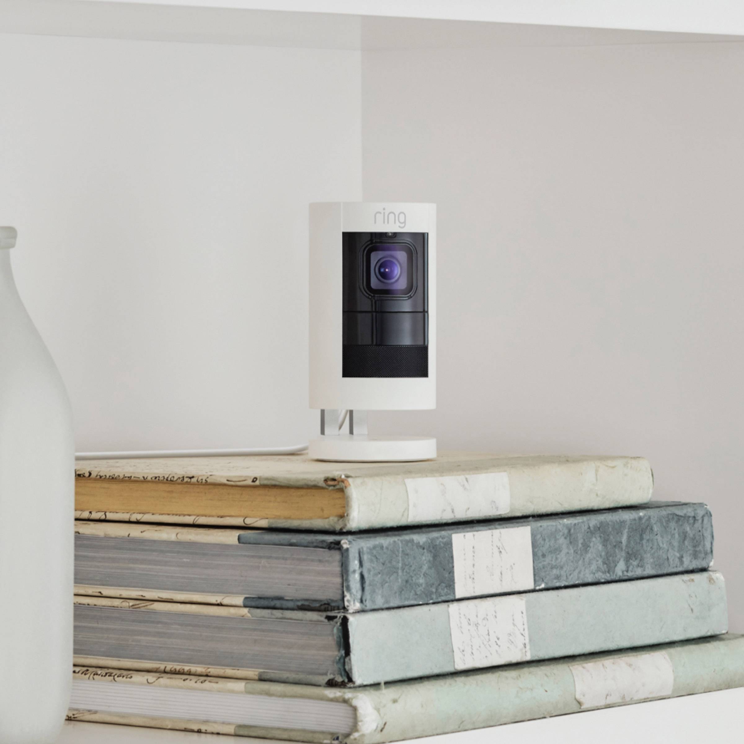 ring Stick Up Cam - Wired White 8SS1E8-WEU0 LAN, WLAN IP Überwachungskamera 1920 x 1080 Pixel