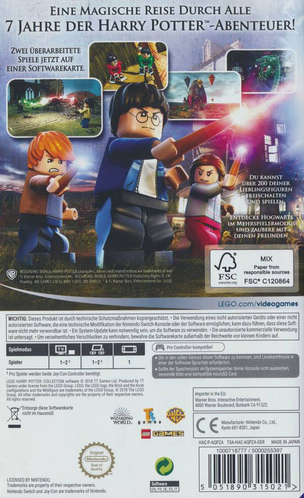 LEGO Harry Potter Collection Nintendo Switch USK: 6