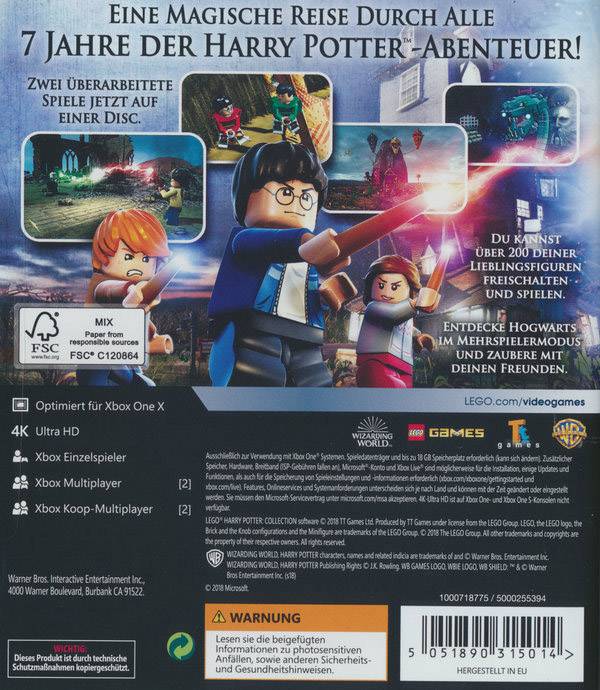 Warner Bros LEGO Harry Potter Collection 1000718775, 1x -05051890315014