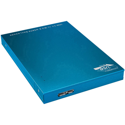 ICY BOX IB-186 M.2-Festplatten-Gehäuse M.2 2230, M.2 2242, M.2 2260, M.2 2280 USB 3.2 Gen 2 (USB 3.1)