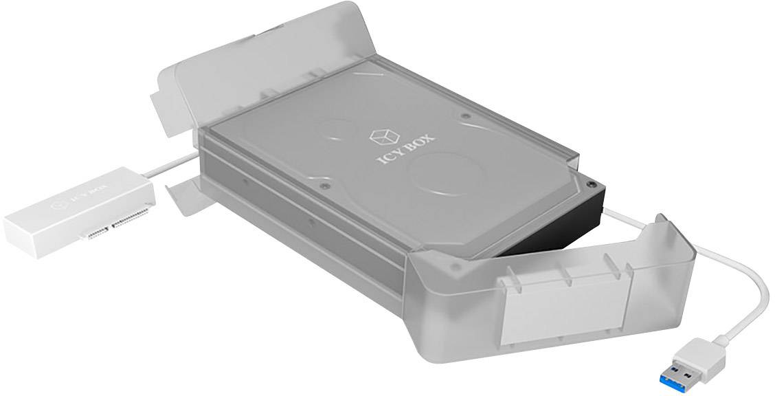 ICY BOX IB-AC705-6G 6.35cm (2.5 Zoll)-Festplattengehäuse 2.5 Zoll, 3.5 Zoll USB-A (USB 3.2 Gen 1)