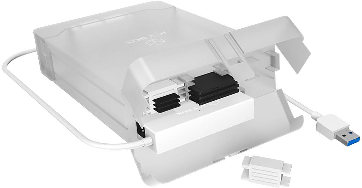 ICY BOX IB-AC705-6G 6.35cm (2.5 Zoll)-Festplattengehäuse 2.5 Zoll, 3.5 Zoll USB-A (USB 3.2 Gen 1)