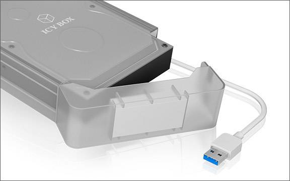 ICY BOX IB-AC705-6G 6.35cm (2.5 Zoll)-Festplattengehäuse 2.5 Zoll, 3.5 Zoll USB-A (USB 3.2 Gen 1)