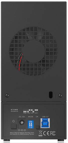 RaidSonic ICY BOX IB-RD3621U3 - Festplatten-Array - 2 Schächte (SATA-600)
