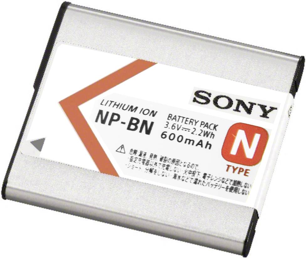 Kamera-Akku Sony NP-BN1 3.6 V 600 mAh NPBN.CE7