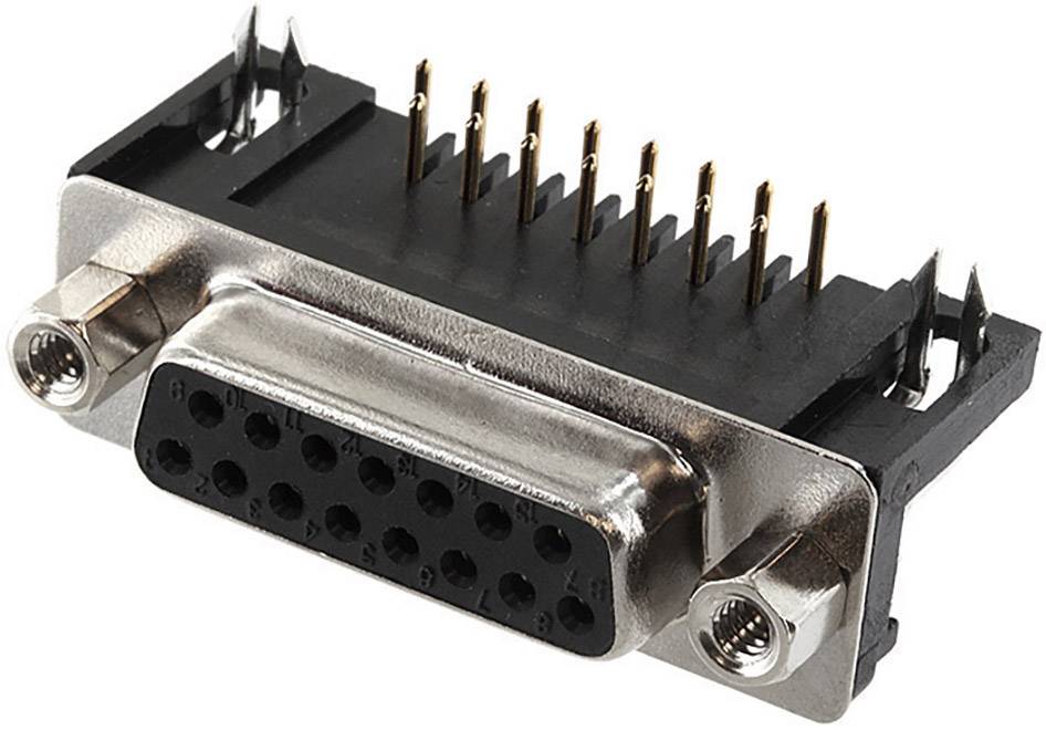 Econ connect BUN15WB/9 D-SUB Buchsenleiste 90° Polzahl: 15 Lötpins