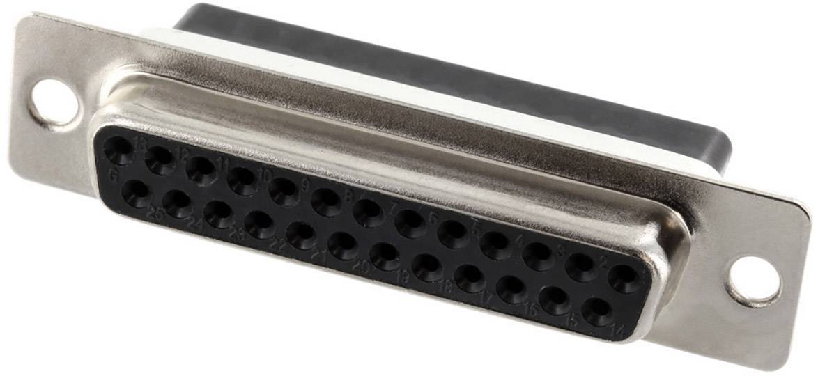 Econ connect BU25CR D-SUB Buchsenleiste 180° Polzahl: 25 Crimpen