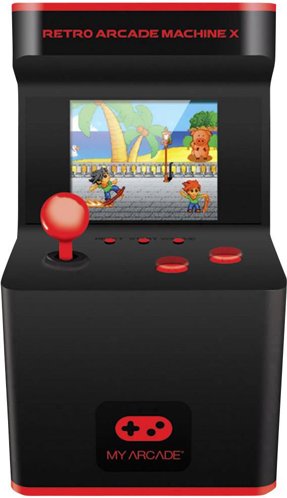 My Arcade Retro Machine X Retro Konsole Schwarz