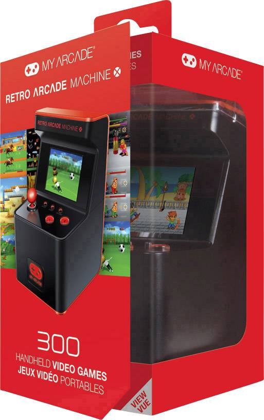 My Arcade Retro Machine X Retro Konsole Schwarz