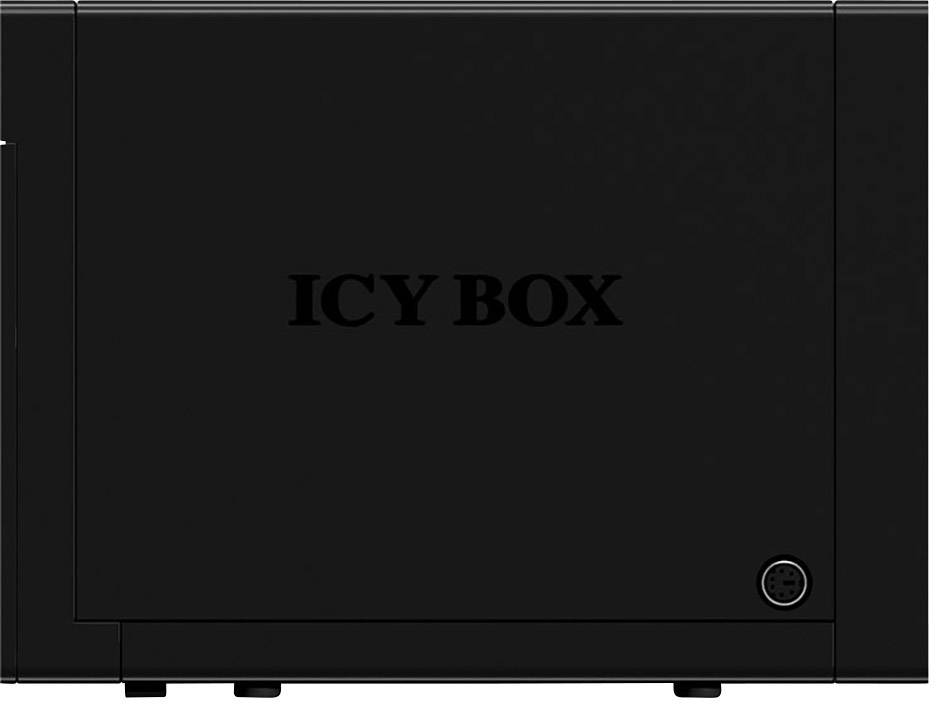 IB-3640SU3, Externes 4-fach JBOD System für 3,5" SATA I/II/III Festplatten, USB 3.0 + eSATA, schwarz