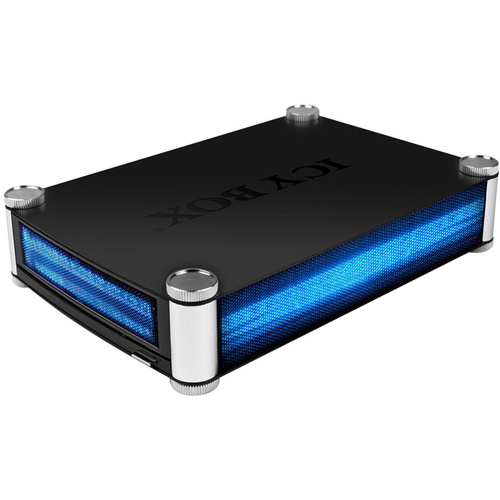 ICY BOX IB-550StU3S Boîtier pour disque dur 8,9 cm (3,5") 3.5 pouces USB 3.2 (1è gén.) (USB 3.0), USB3.2 Gen 1 (carte mère), eSATA