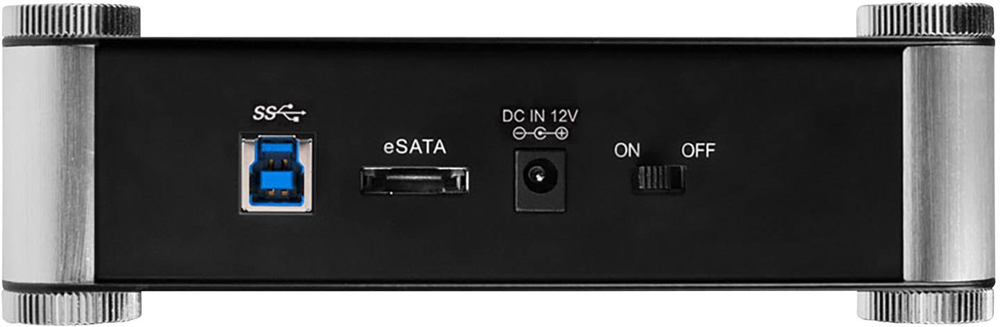 ICY BOX IB-550StU3S 8.9 cm (3.5 Zoll) Festplattengehäuse 3.5 Zoll USB 3.2 Gen 1 (USB 3.0), USB 3.2