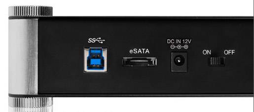 ICY BOX IB-550StU3S 8.9 cm (3.5 Zoll) Festplattengehäuse 3.5 Zoll USB-A (USB 3.2 Gen 1), Mainboard (USB 3.2 Gen 1), eSATA