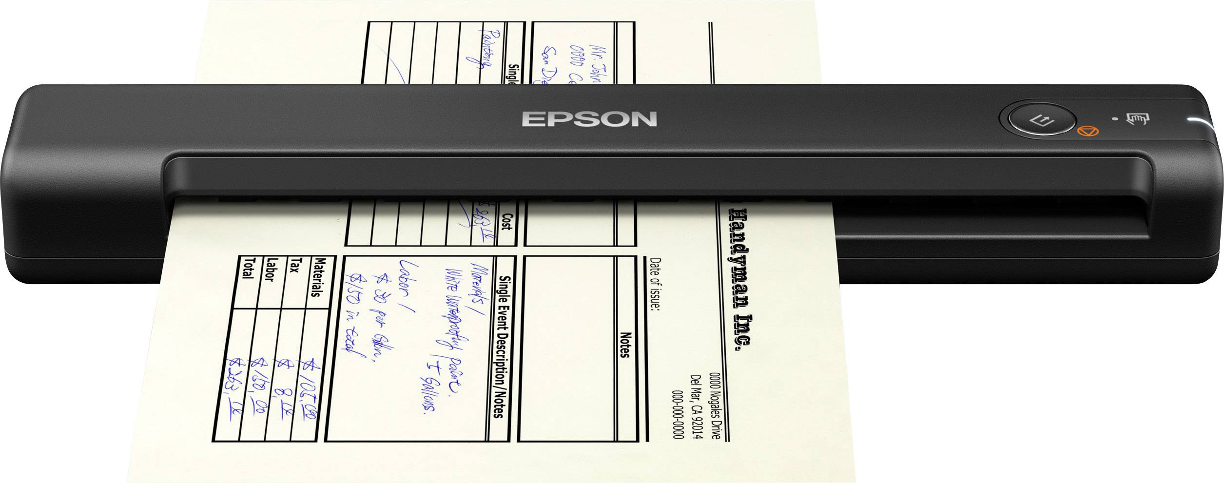 Epson WorkForce ES-50 Mobiler Dokumentenscanner A4 600 x 600 dpi 5 Seiten/min USB