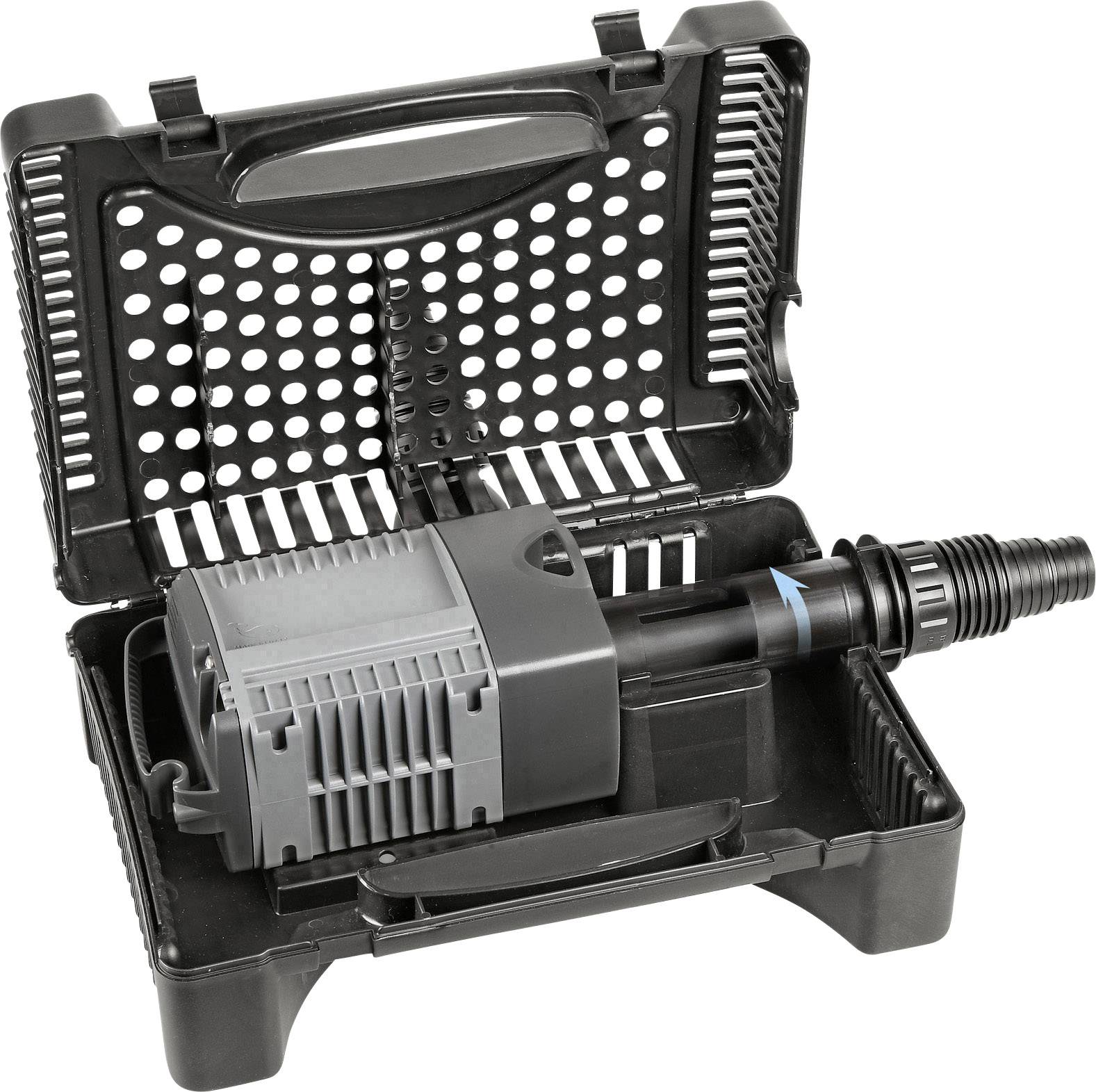 Sicce REP14F Filterpumpe, Bachlaufpumpe mit Filterfunktion, mit Skimmeranschluss 12800l