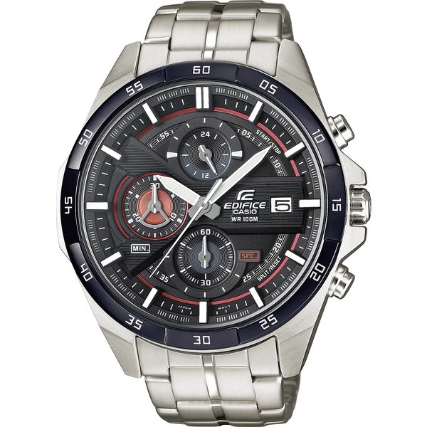 Casio Chronograph Armbanduhr EFR-556DB-1AVUEF (L x B x H) 53.5 x 48.7 x 12.6mm Silber/Weiß Gehäusematerial=Edelstahl Material Casio Chronograph Armbanduhr EFR-556DB-1AVUEF (L x B x H) 53.5 x 48.7 x 12.6mm Silber/Weiß Gehäusematerial=Edelstahl Material