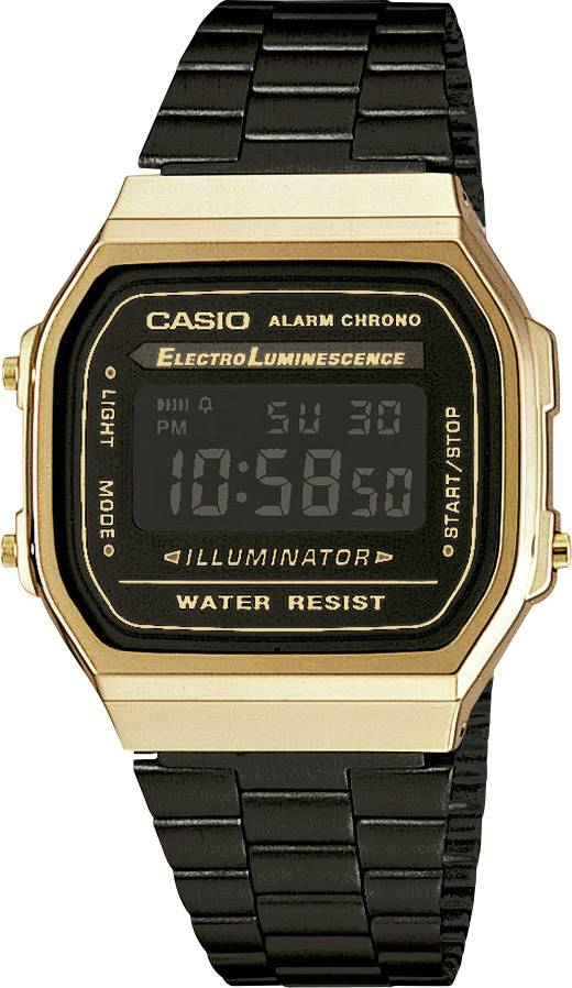 Casio Quarz Armbanduhr A168WEGB-1BEF (L x B x H) 38.6 x 36.3 x 9.6 mm Gold Gehäusematerial=Harz Mat