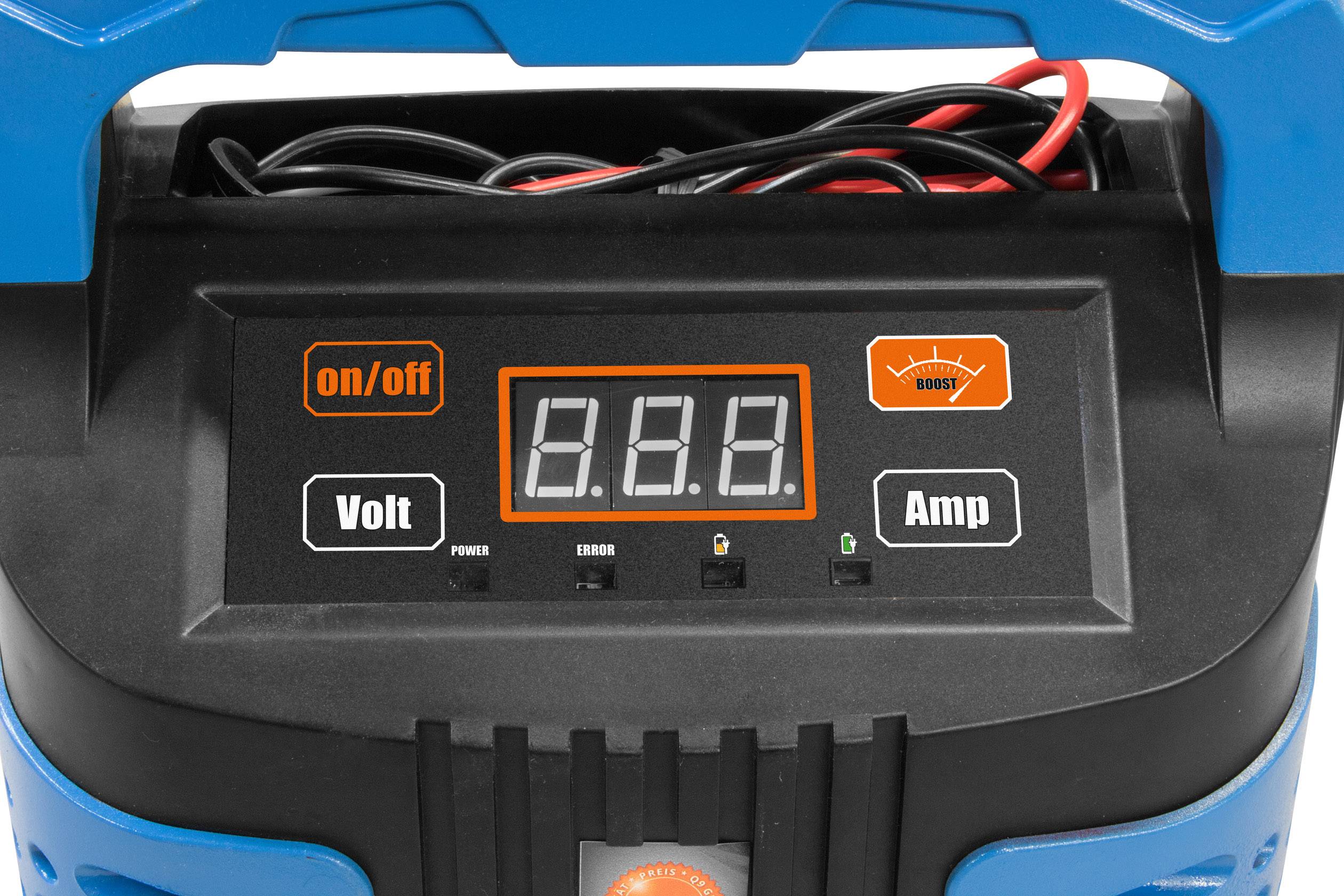 GÜDE GAB 12V/6V-10A Boost 85142 Automatikladegerät, Batterieüberwachung, Kfz-Ladegerät, Ladespannungs-Booster, Schnellstartsystem 6 V, 12 V 10 A,