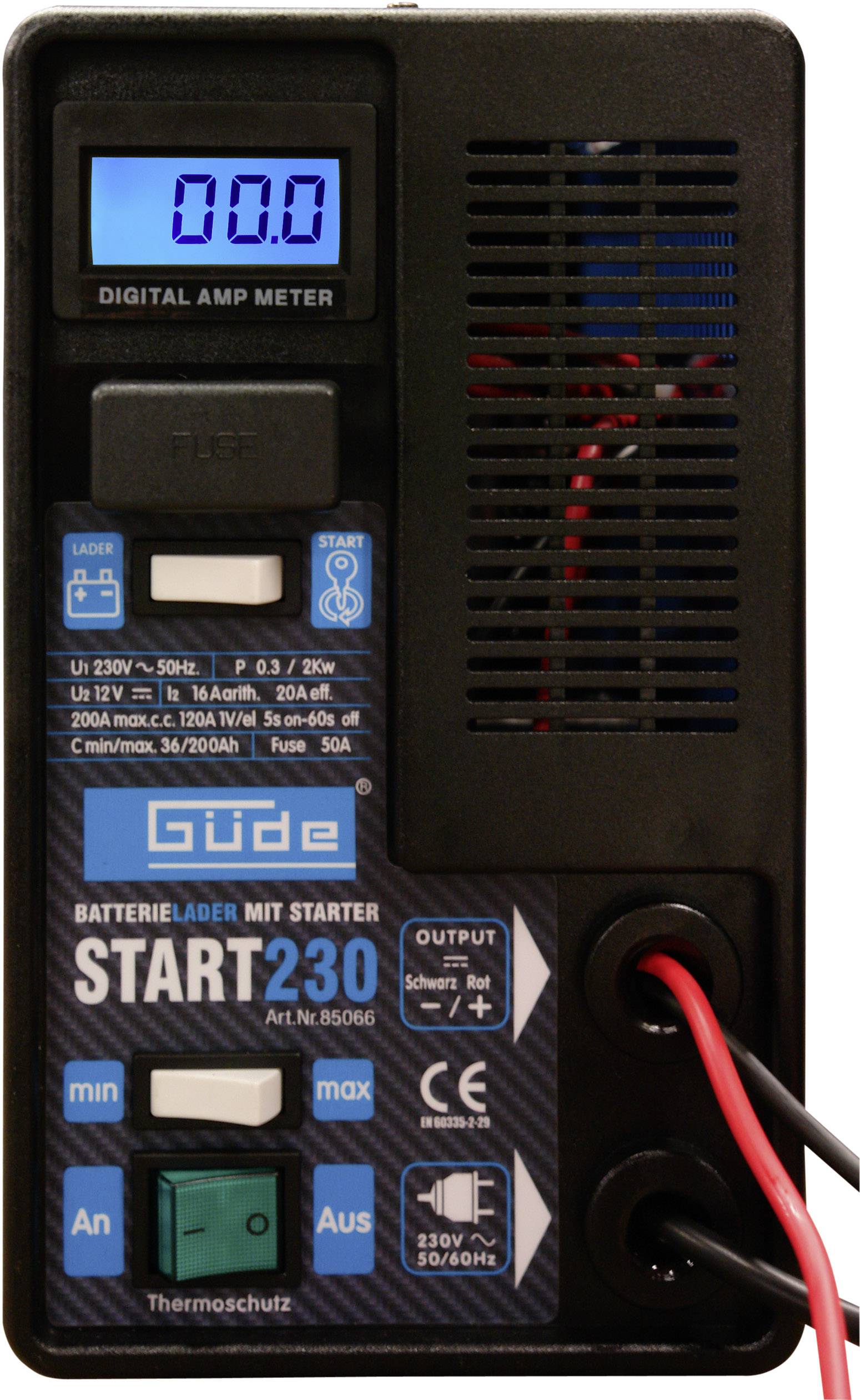 Guede Start 230 85066 Kfz-Ladegerät 12 V 20 A
