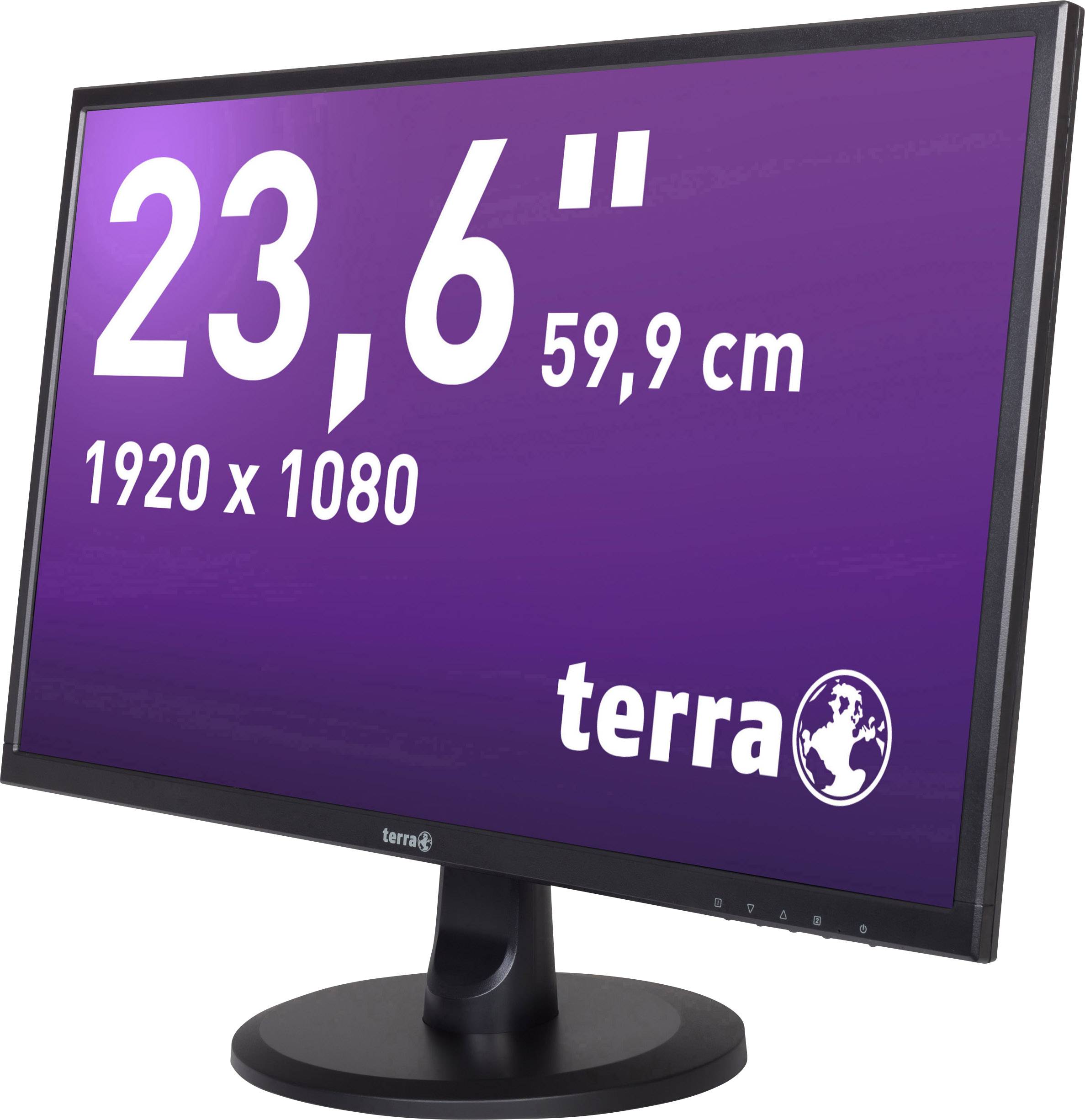 Terra LED 2447W LED-Monitor 59.9cm (23.6 Zoll) EEK D (A - G) 1920 x 1080 Pixel Full HD 5 ms Audio-Line-in, DVI, HDMI® MVA LED