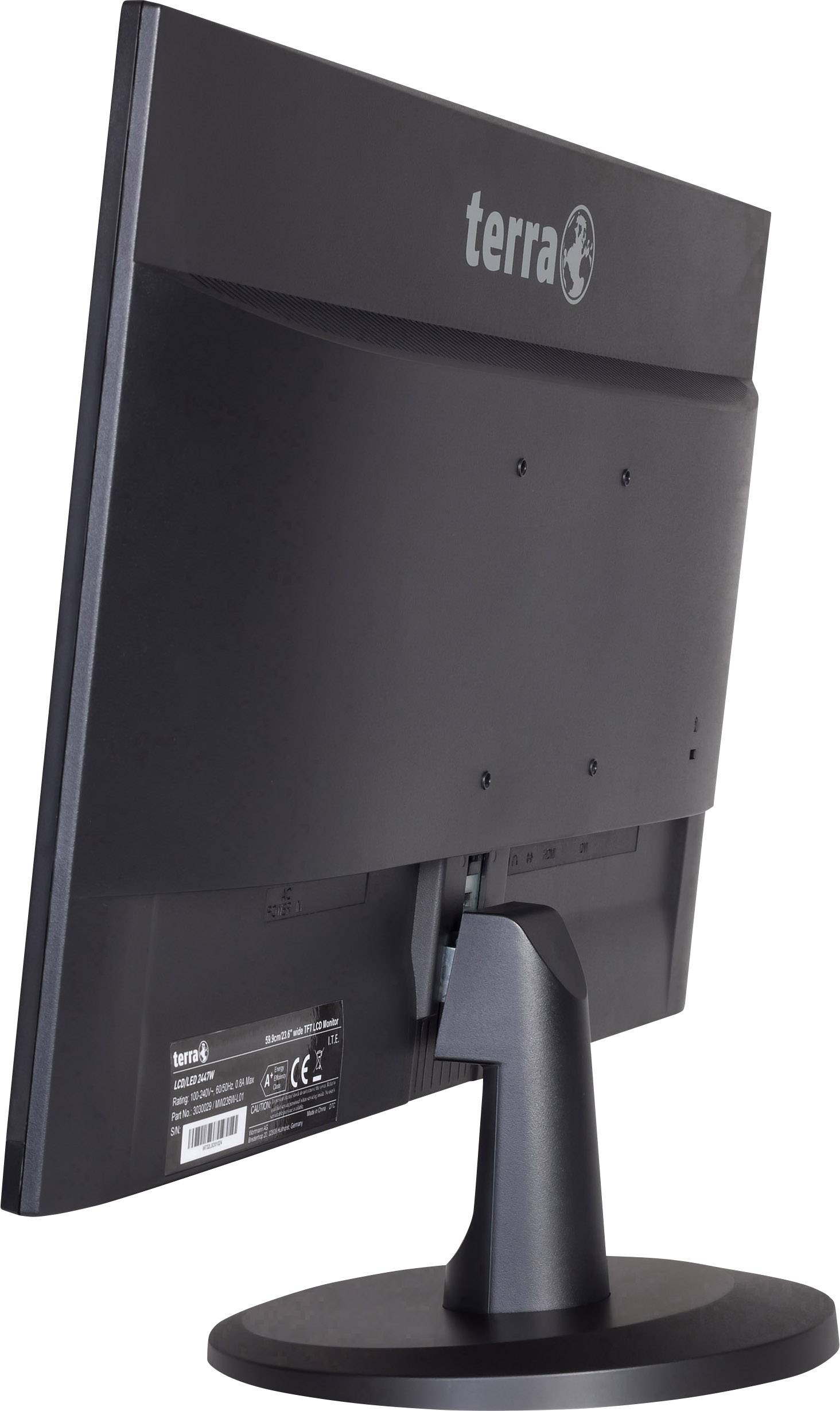 Terra LED 2447W LED-Monitor 59.9cm (23.6 Zoll) EEK D (A - G) 1920 x 1080 Pixel Full HD 5 ms Audio-Line-in, DVI, HDMI® MVA LED