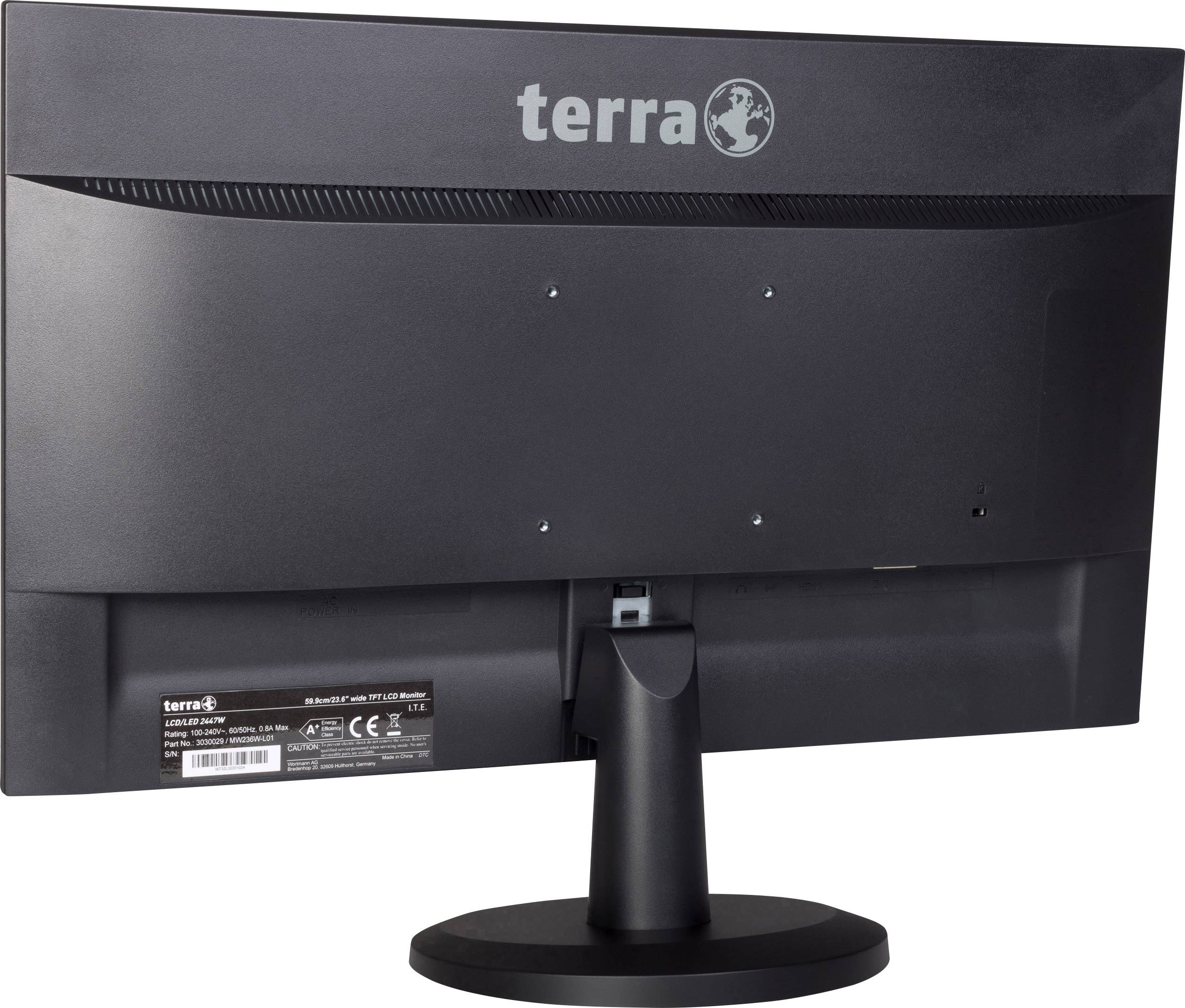 Terra LED 2447W LED-Monitor 59.9cm (23.6 Zoll) EEK D (A - G) 1920 x 1080 Pixel Full HD 5 ms Audio-Line-in, DVI, HDMI® MVA LED