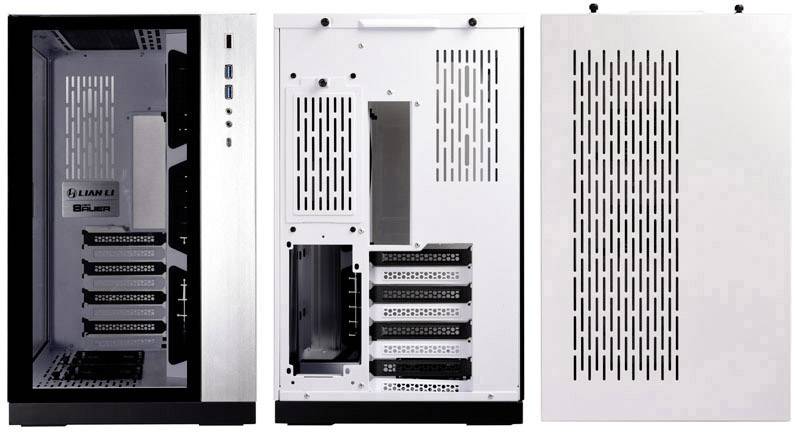 Lian Li PC-O11DW Midi-Tower PC-Gehäuse Weiß Seitenfenster, Staubfilter