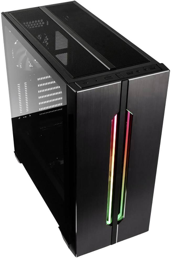 Lian Li LANCOOL ONE Digital Midi-Tower PC-Gehäuse Schwarz 2 vorinstallierte Lüfter, Seitenfenster, Staubfilter