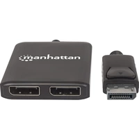 Manhattan 207768 2 Port DisplayPort-Splitter 3810 x 2160 Pixel Manhattan 207768 2 Port DisplayPort-Splitter 3810 x 2160 Pixel