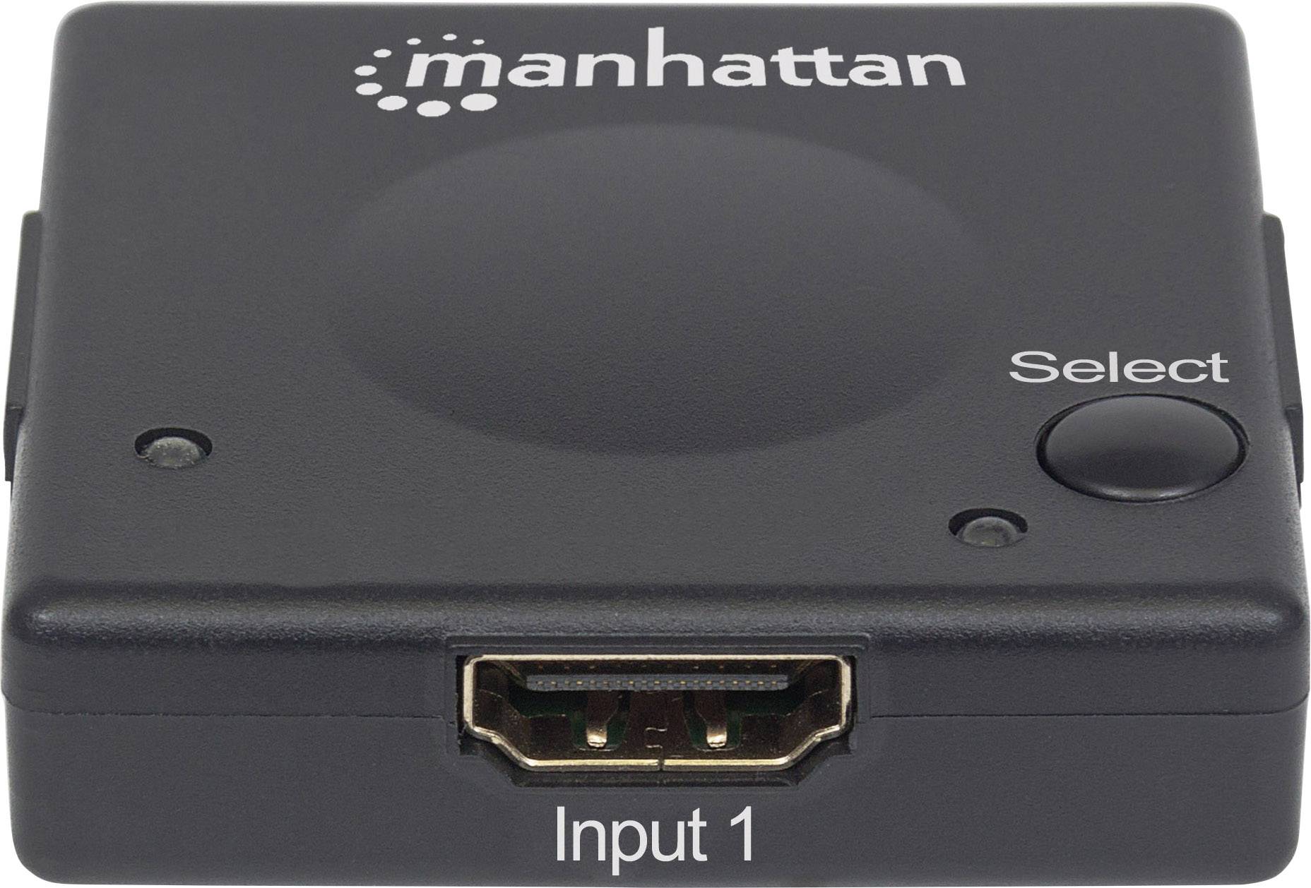 Manhattan 207911 2 Port HDMI-Switch 1920 x 1080 Pixel
