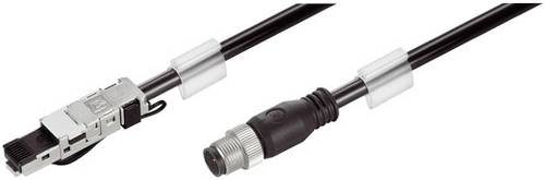 Weidmüller 1220310100 Sensor-/Aktor-Datensteckverbinder M12 Stecker, gerade 10.00 m Polzahl Sensore