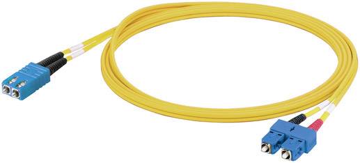 Weidmüller 1449410000 Glasfaser LWL Anschlusskabel 2.00 m Gelb [1x SC-RJ Stecker - 1x SC-Stecker] 9