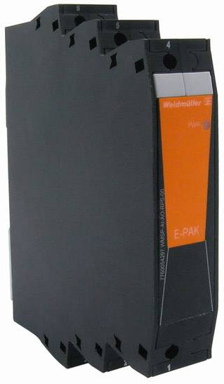 Elektronikmodul von Weidmüller mit der Beschriftung 'E-PAK' auf der Vorderseite, geeignet für industrielle Anwendungen.